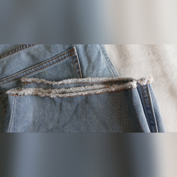 Men Original Use Light Blue Denim with Black Patch - Picture 5 of 5